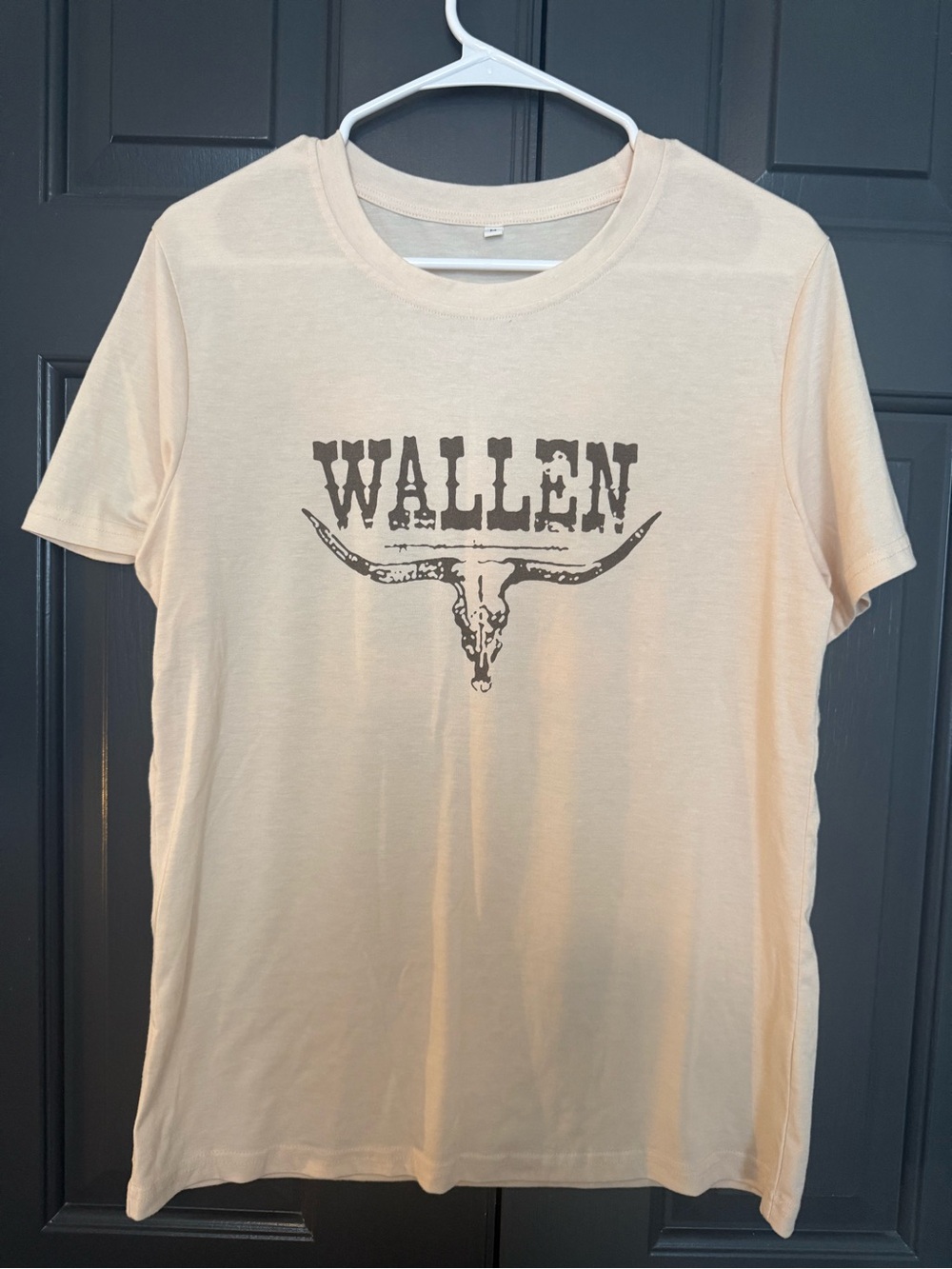 Beige Graphic Tee - Womans Short Sleeve Shirt